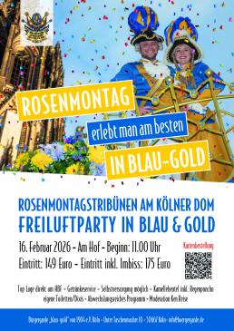 Rosenmontagstribünen Am Dom